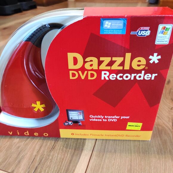 Pinnacle Dazzle DVD Recorder - Video Capture PC USB Record VHS Home Video To DVD - Picture 1 of 9